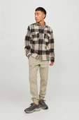 Jack&jones 12224518 Erkek Pantolon - Bej thumbnail 1