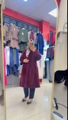 Kaşe Angora Düğmeli Kaban thumbnail 2
