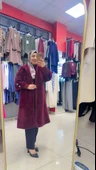Kaşe Angora Düğmeli Kaban thumbnail 1