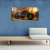 Mavi Harley - Davidson Kanvas Tablo 60 x 120 thumbnail 3