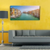 Venedik  Kanallar Kanvas Tablo 60 x 120 thumbnail 3