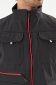 Orange Safety Softshell Füme Yelek thumbnail 4