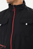 Orange Safety Softshell Siyah Yelek thumbnail 5