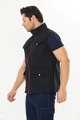 Orange Safety Softshell Siyah Yelek thumbnail 3