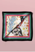 G66 FLOWERS PATCHWORK TASARIMLI BANDANA  DG11971 thumbnail 5