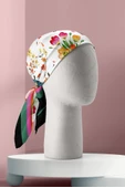 G66 FLOWERS PATCHWORK TASARIMLI BANDANA  DG11971 thumbnail 6