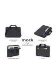 MCC-703 15.6" City Fit Notebook Çantası Siyah thumbnail 7