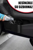 Mini Oto Çöp Kovası Abs Plastik Siyah thumbnail 4