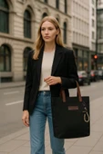 Unisex Kanvas Tote Çanta thumbnail 1