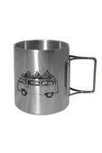 Orcamp Çelik Kupa Bardak Karavan Model 2 Out-1800 Gri thumbnail 1