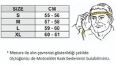NCR KASK KAPALI VİSÖRLÜ M69 ECE22-06 BELGELİ TURUNCU thumbnail 5