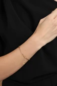 Işıltı Kavis Altın Bileklik 18-20 cm thumbnail 3