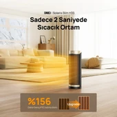 DREO Solaris Slim H3S Akıllı Elektrikli Isıtıcı (Distribütör Garantili) thumbnail 2