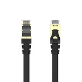 UNITEK CAT7 PATCH KABLO 1MT FLAT 10GBPS C1897BK-1M thumbnail 3