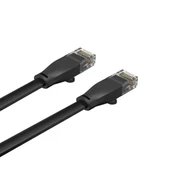 UNITEK CAT6 PATCH KABLO 10MT FLAT 1GBPS, SIYAH C1813GBK thumbnail 2