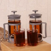 Bambum Magic French Press 350 Ml Gri thumbnail 6
