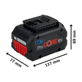 Bosch Professional ProCORE 18V 8.0Ah Akü thumbnail 3
