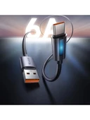 Mcdodo CA-5180 Usb TypeC LED Işıklı Şarj Data Kablo 1.2m thumbnail 2