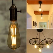 Rutter RT-11203 6W Armut Rustik Led Ampul Amber - 3 Adet thumbnail 5