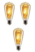 Rutter RT-11203 6W Armut Rustik Led Ampul Amber - 3 Adet thumbnail 1