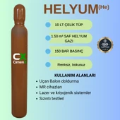 HELYUM GAZI 10 LT ÇELİK TÜP thumbnail 2