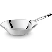 LİNES 28 CM CHEF ÇELİK WOK TAVA METAL KULP thumbnail 4