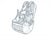 Independence Passenger Pro Tandem Harness Paraşüt Koltuğu thumbnail 1