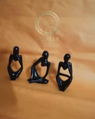 Minelly Abstract Trio Black Set thumbnail 4