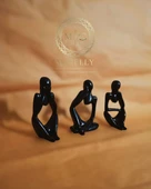 Minelly Abstract Trio Black Set thumbnail 3