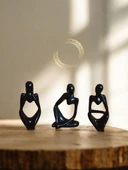 Minelly Abstract Trio Black Set thumbnail 1