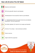 New Life B Active Trio Dil Altı 30 Tablet 2 Adet thumbnail 3