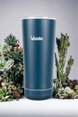 VAESKE BLUETOOTH HOPARLÖRLÜ 500ML PASLANMAZ ÇELİK TERMOS MAVİ thumbnail 2