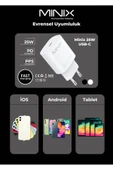 MINIX 25W USB-C Adapter White thumbnail 1