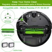 iRobot Roomba I7 I7+ I7 Plus E5 E6 E7 Için Aksesuar Seti 6 adet set thumbnail 3