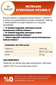 Nutraxin Efervesan - Vitamin C-D-Zinc 15 Tablet 2 Adet thumbnail 7