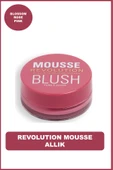 Revolution Mousse Allık Blossom Rose Pınk thumbnail 1