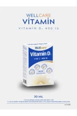 Wellcare Vitamin D3 400 IU 30 ml thumbnail 1