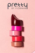 Pretty Ruj- By Flormar Mat Lipstick 10 Pale thumbnail 4
