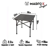 Madfox Surface Küçük Boy Katlanır Kamp Masası thumbnail 6