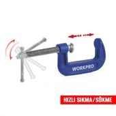 WORKPRO WP232017 50mm G Tipi İşkence thumbnail 2