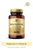 Solgar Magnesium with Vitamin B6 100 Tablet thumbnail 1