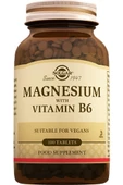 Solgar Magnesium with Vitamin B6 100 Tablet thumbnail 1