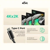5147 4K Destekli Type-C to HDMI Görüntü Aktarım Adaptörü thumbnail 4