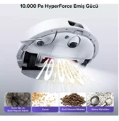 Roborock S8 Pro Plus Çöp İstasyonlu Akıllı Robot Süpürge Beyaz thumbnail 3