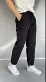 Yumuşak Denim Boyfriend Pantolon thumbnail 1