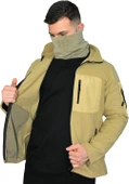 BEJ SOFT SHELL TAKTİK POLAR MONT AVCI 7 CEP thumbnail 3