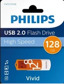 Philips Fm12fd05b, 128gb, Usb 2.0, Vivid, Turuncu, Flash Disk thumbnail 1