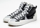 Nike Blazer Mid x Sacai Black Wolf Grey thumbnail 4