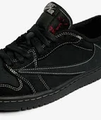 Nike ürdün 1 düşük x Travis Scott siyah Phantom thumbnail 6