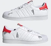 adidas Superstar 'White Vivid Red' GV7672 thumbnail 7